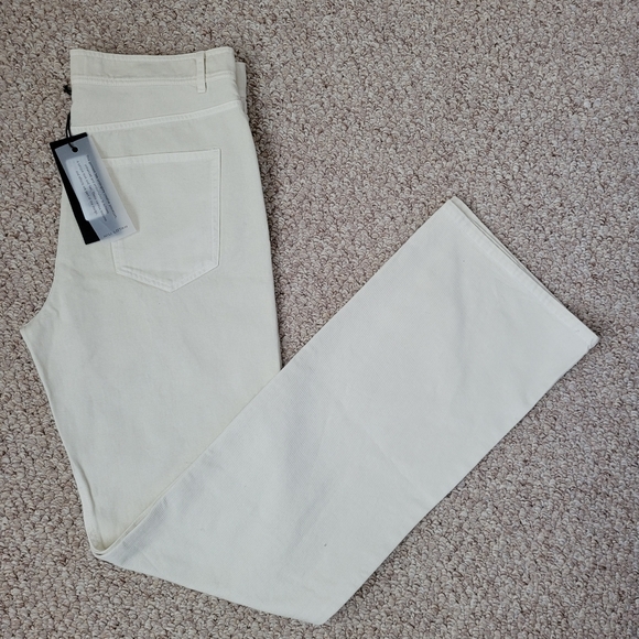 Nili Lotan Joan Pants - Classy Ecru White Jeans - Picture 5 of 8